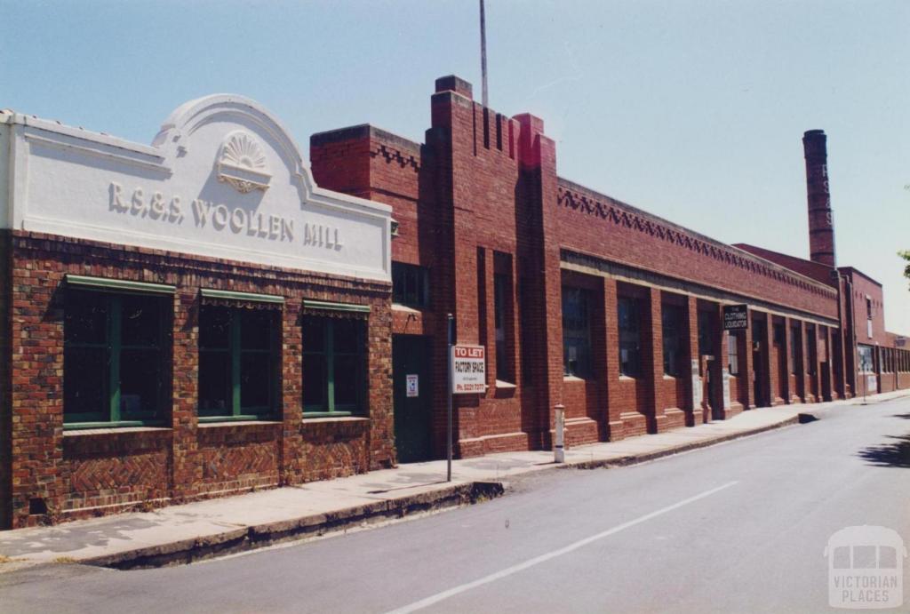 R.S.&.S Woollen Mill, Geelong, 1997