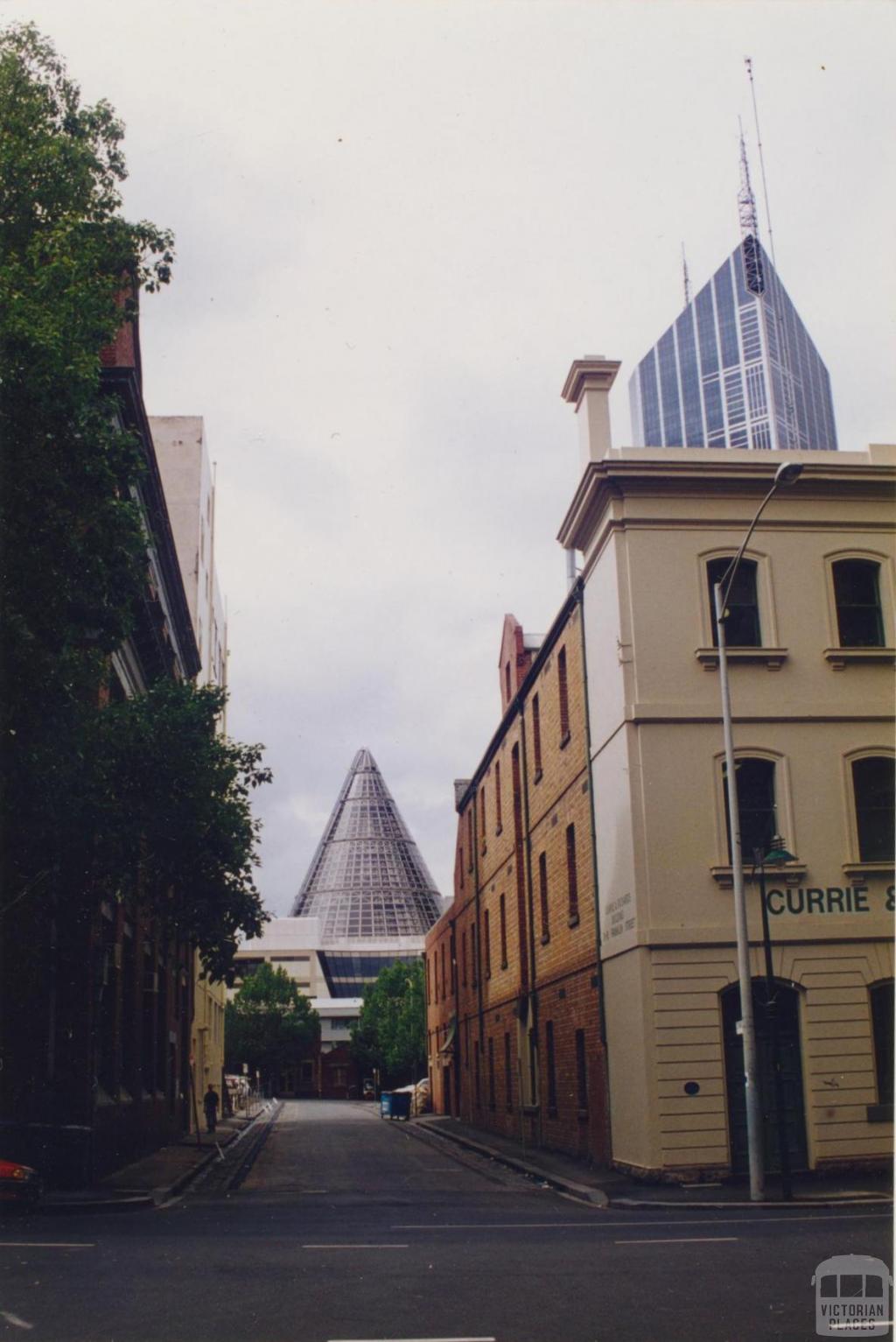 Melbourne Central from Stewart Street, 1998