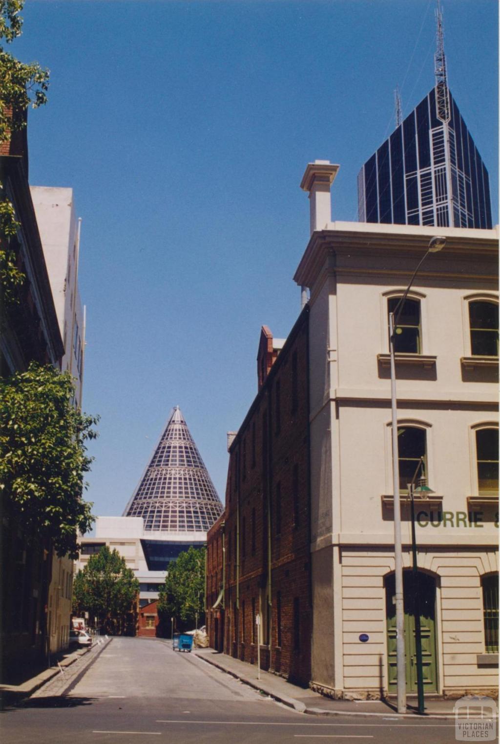 Melbourne Central from Stewart Street, 1998