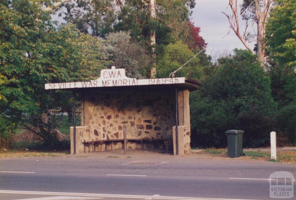 CWA Seville War Memorial shelter, 1998