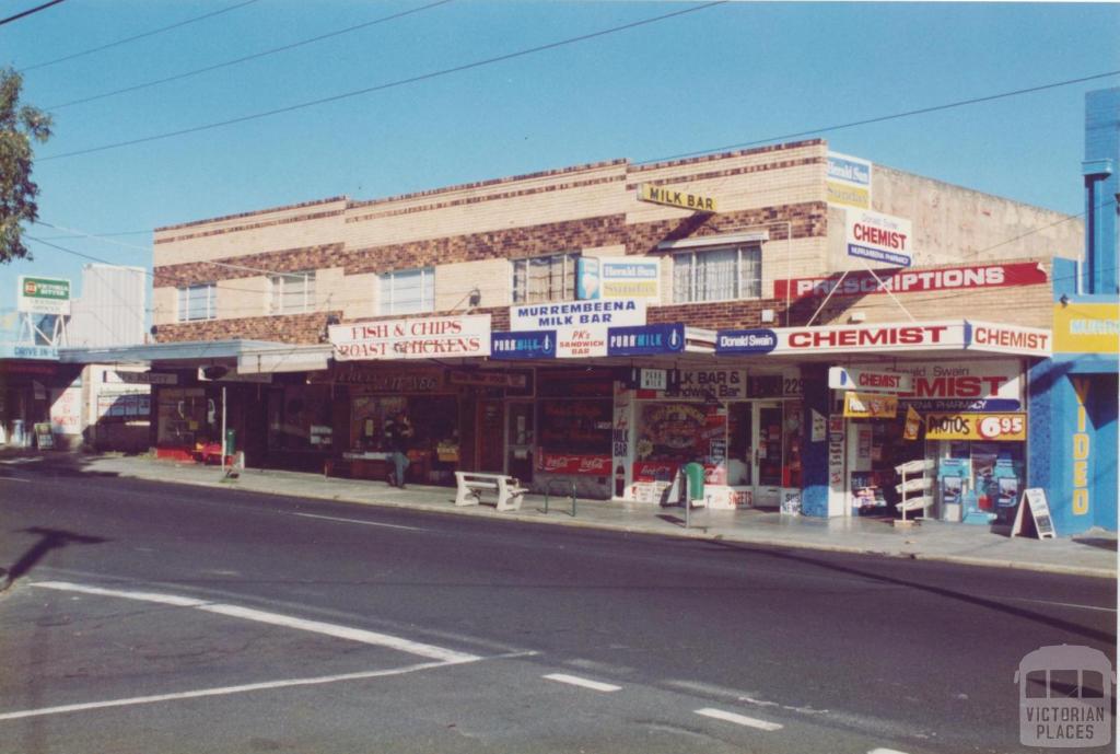 Jennings Shops, Murrumbeena Road, near Beauville, 1998