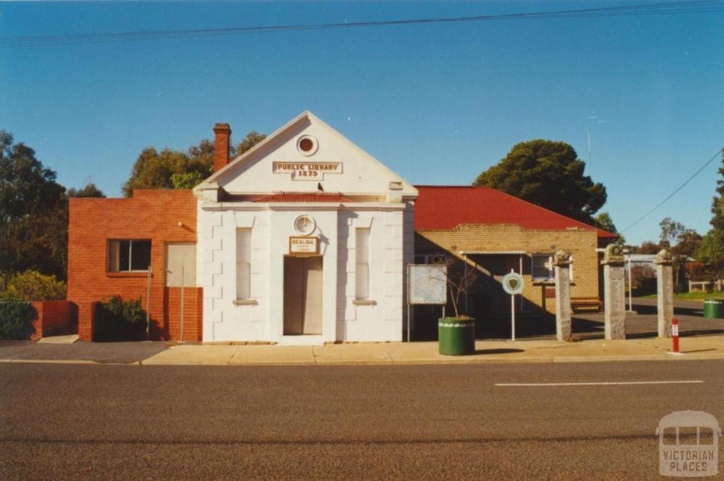 Bealiba Library Community Hall War Memorial, 2000