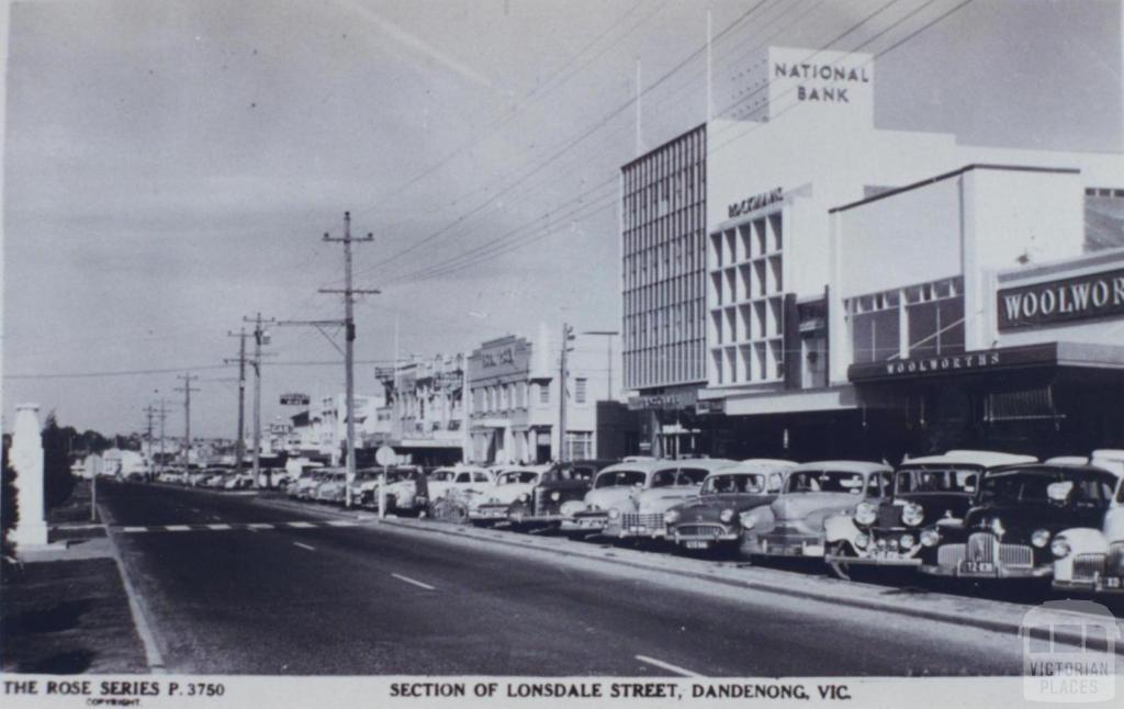 Section of Lonsdale Street, Dandenong