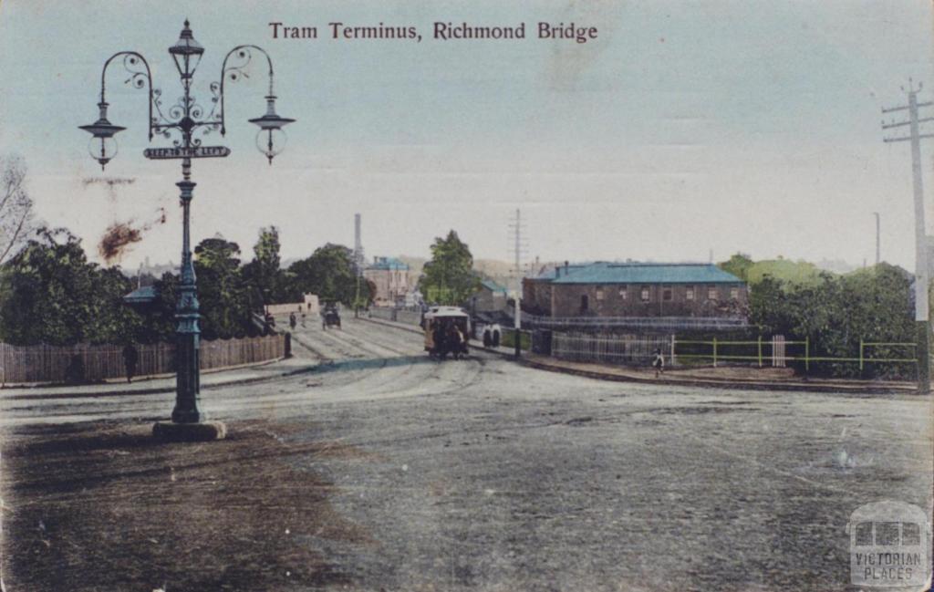 Tram Terminus, Richmond Bridge