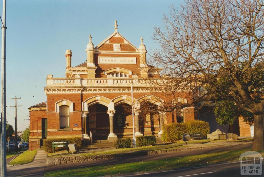 Former Court House, Moonee Ponds, 2000