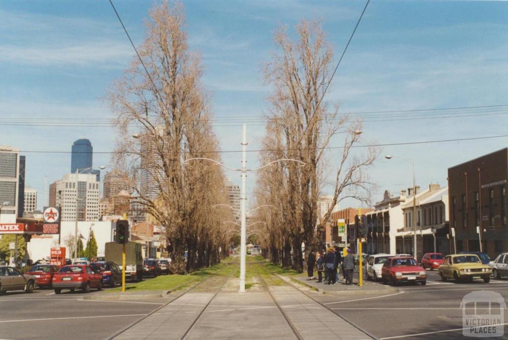 Peel Street from Queensberry Street, North Melbourne, 2000