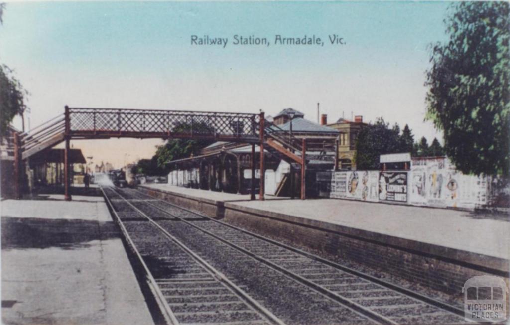 Railway Station, Armadale, 1907