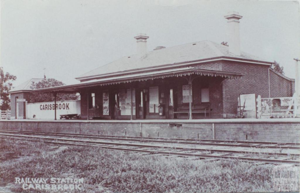 Railway Station, Carisbrook, 1908