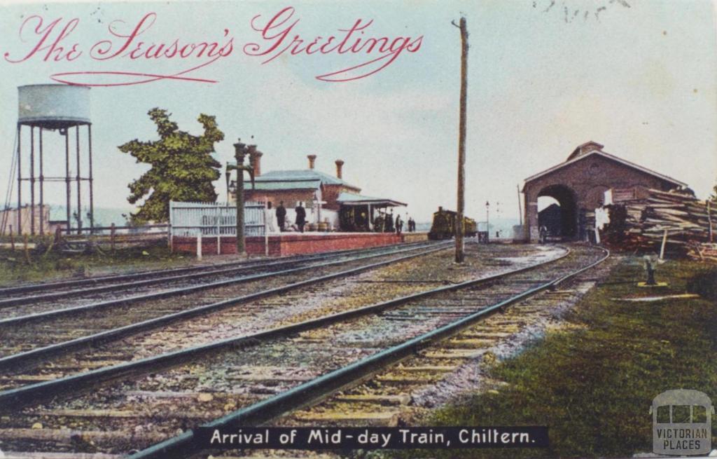 Railway Station, Chiltern, 1906