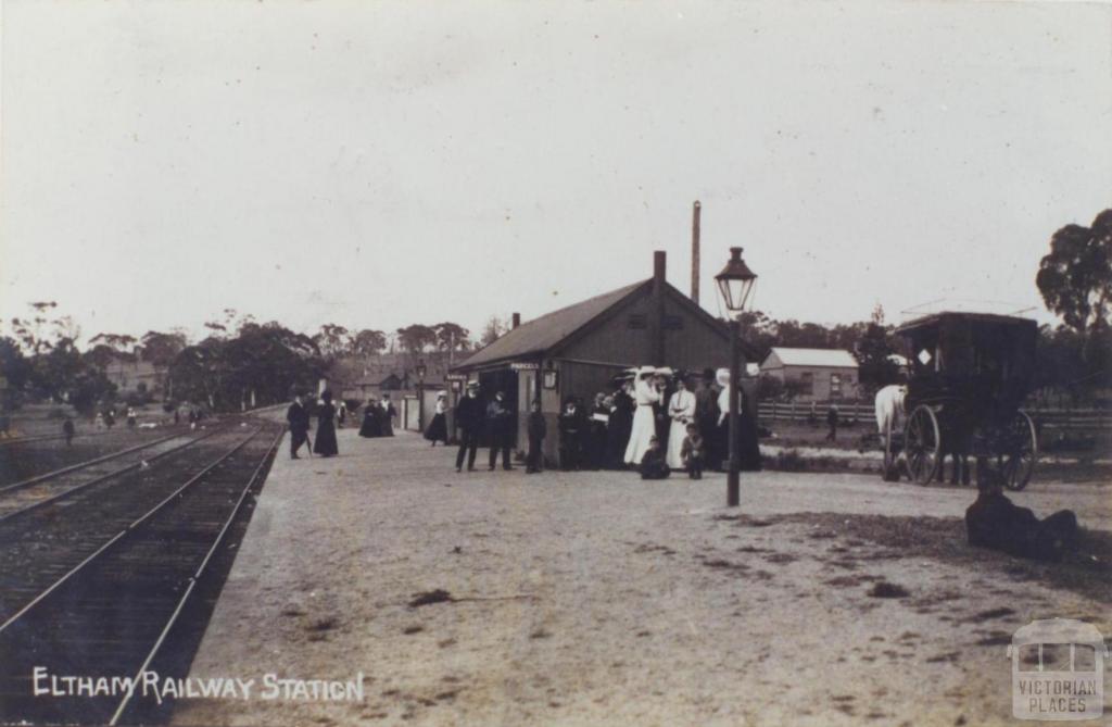 Eltham Railway Station, 1907