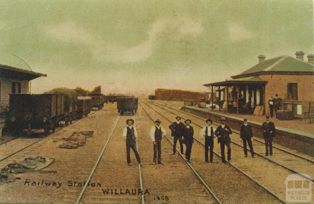 Willaura Railway Station, 1908