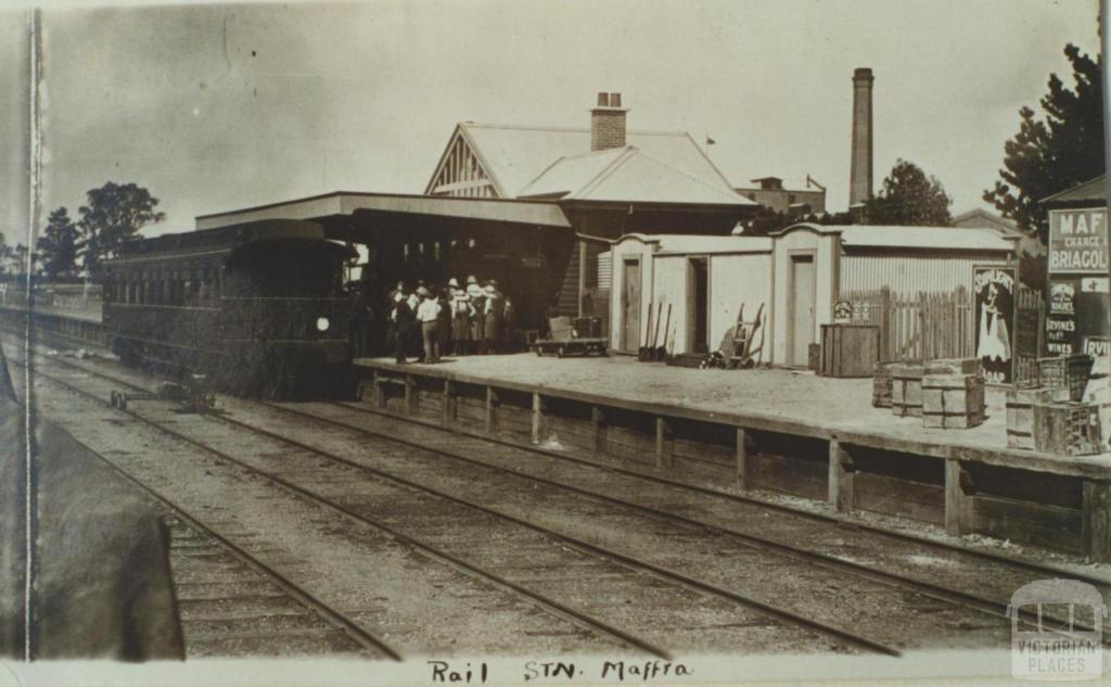 Maffra Railway Station, 1926