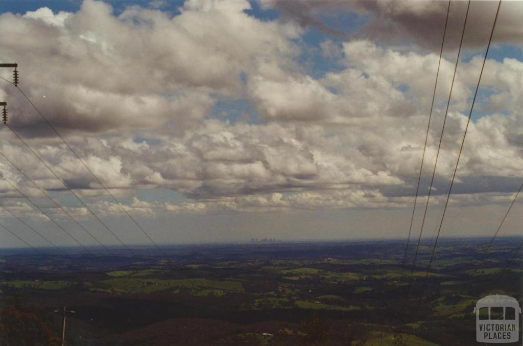 Melbourne from Kinglake Range, 2000