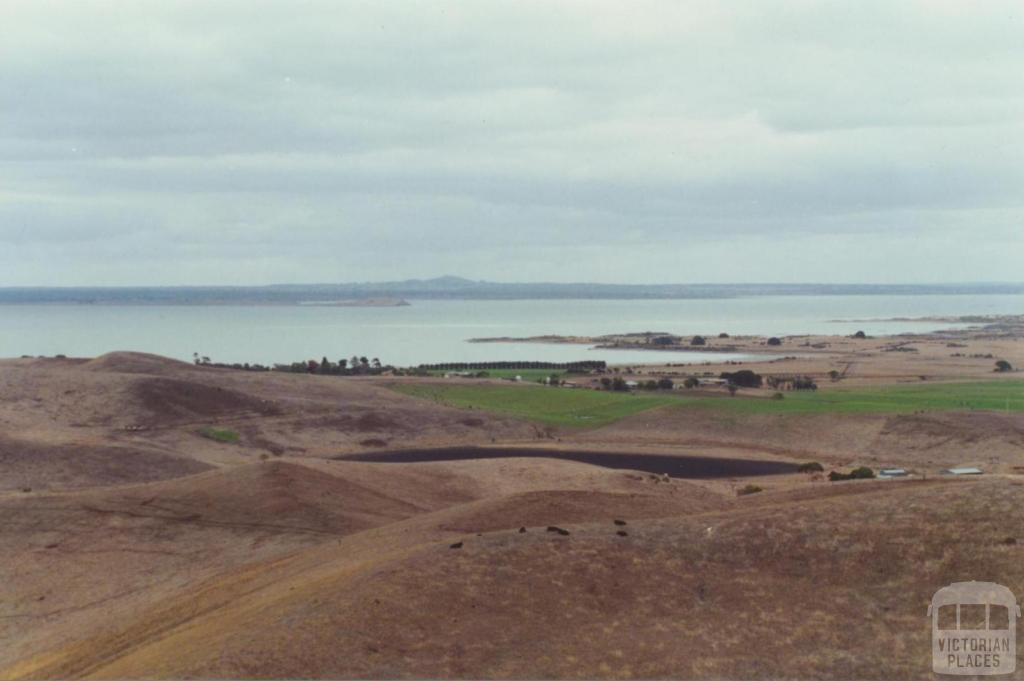 Lake Corangamite from Red Rock, Alvie, 2001