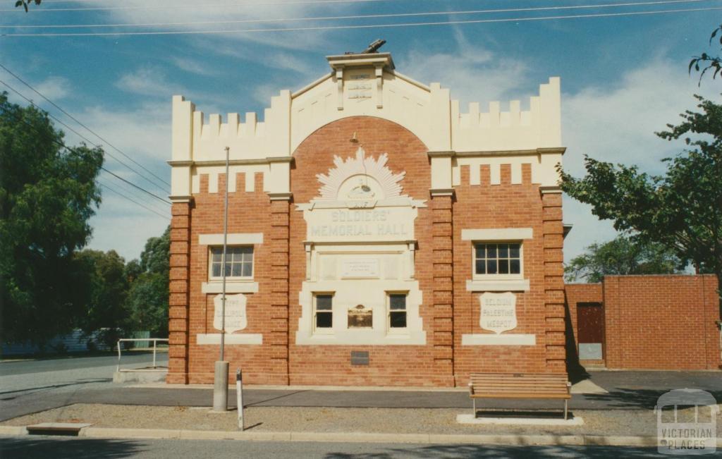 Soldier's Memorial Hall, Tallygaroopna, 2002