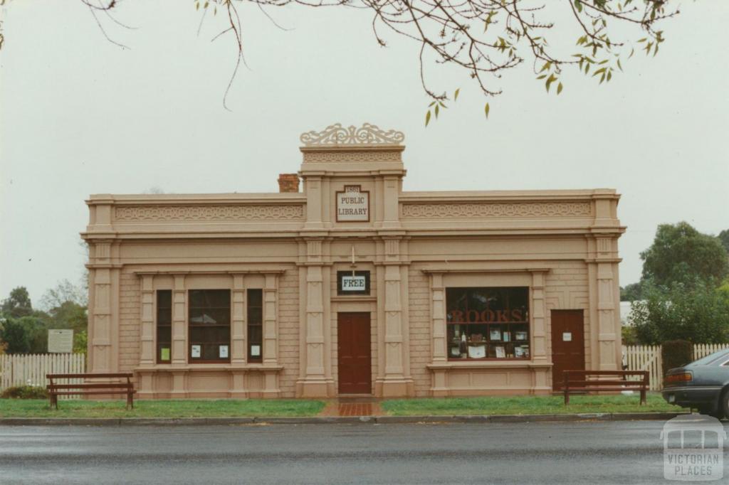 Buninyong former free library, 2002