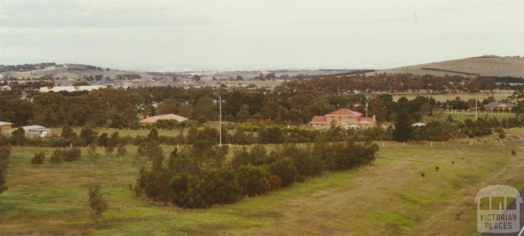 Sunbury from The Gap Road bridge over Calder Freeway, 2002