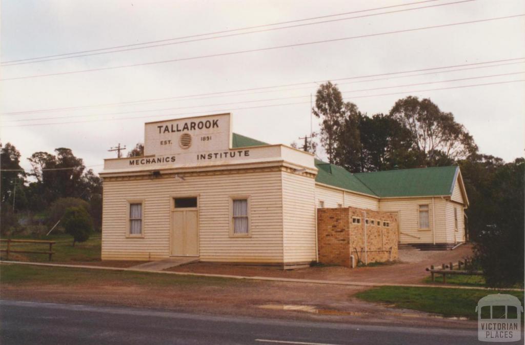 Tallarook Mechanics' Institute, 2002