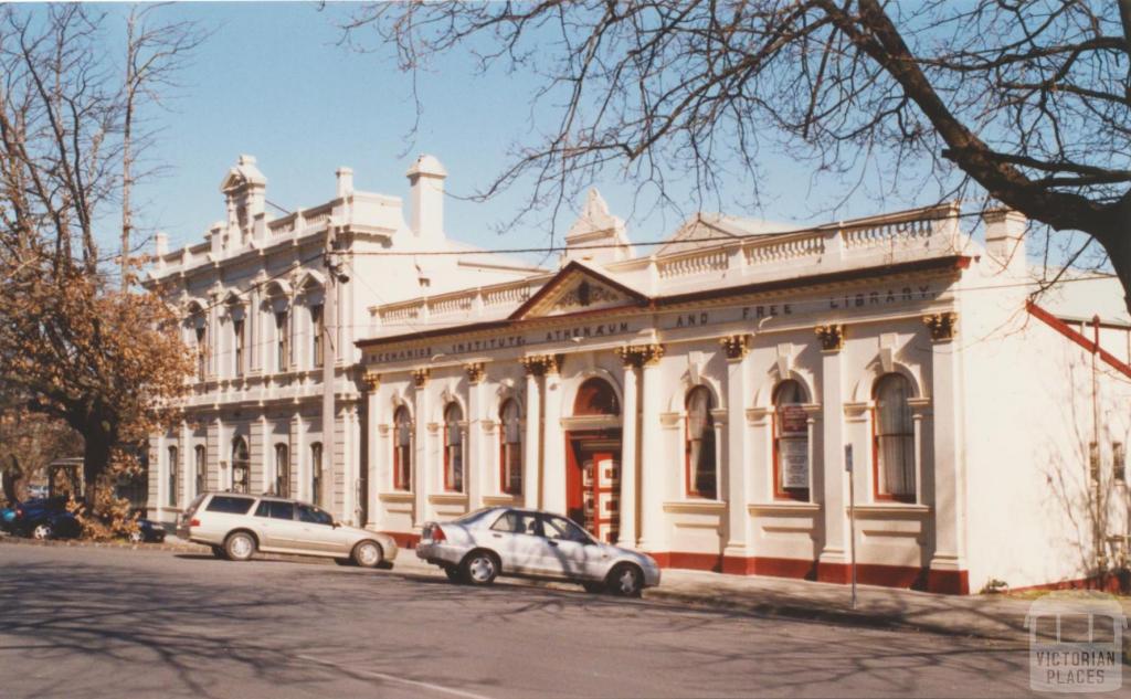 Old shire office and Athenaeum, Castella Street, Lilydale, 2002