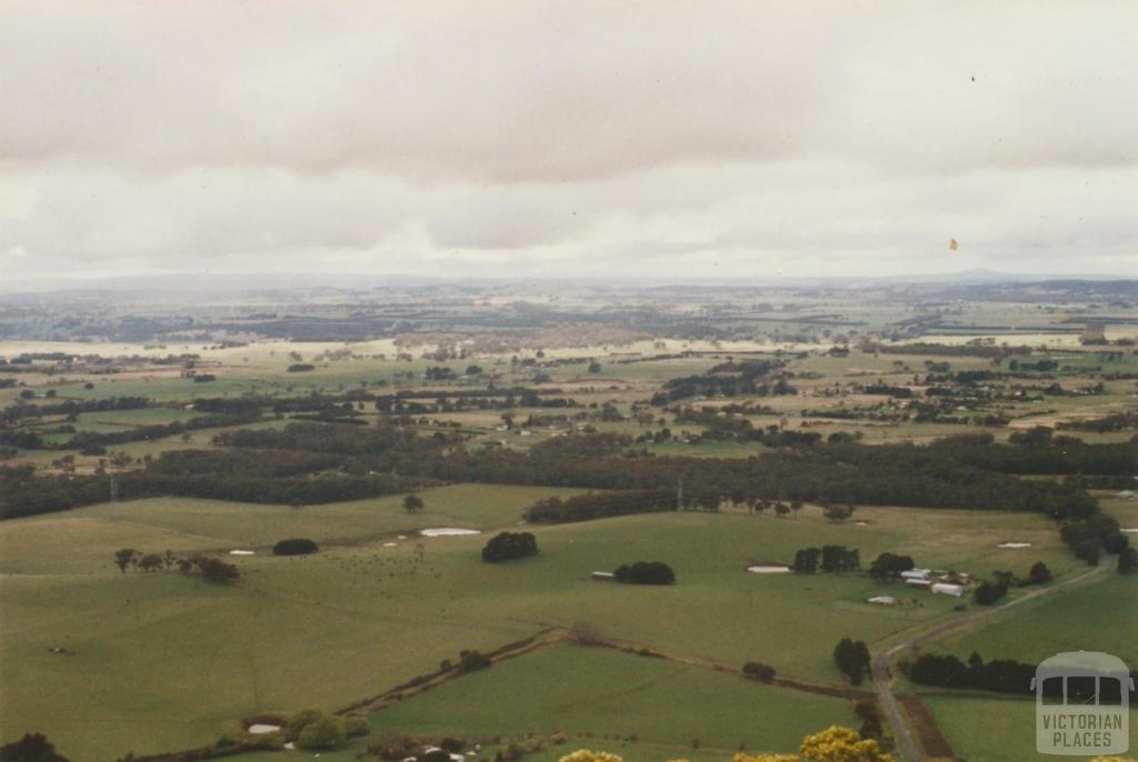 View to Yendon from Mount Buninyong, 2002