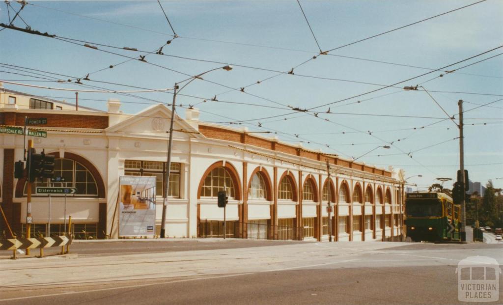 Former Hawthorn tram depot, Power Street, 2002