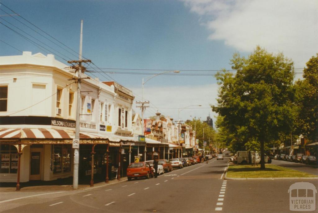 Rathdowne Street, south from Fenwick Street, Carlton North, 2002