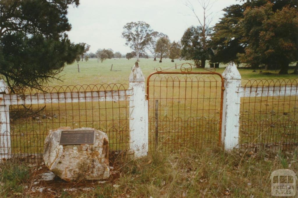 Site of Mooralla church, 2002