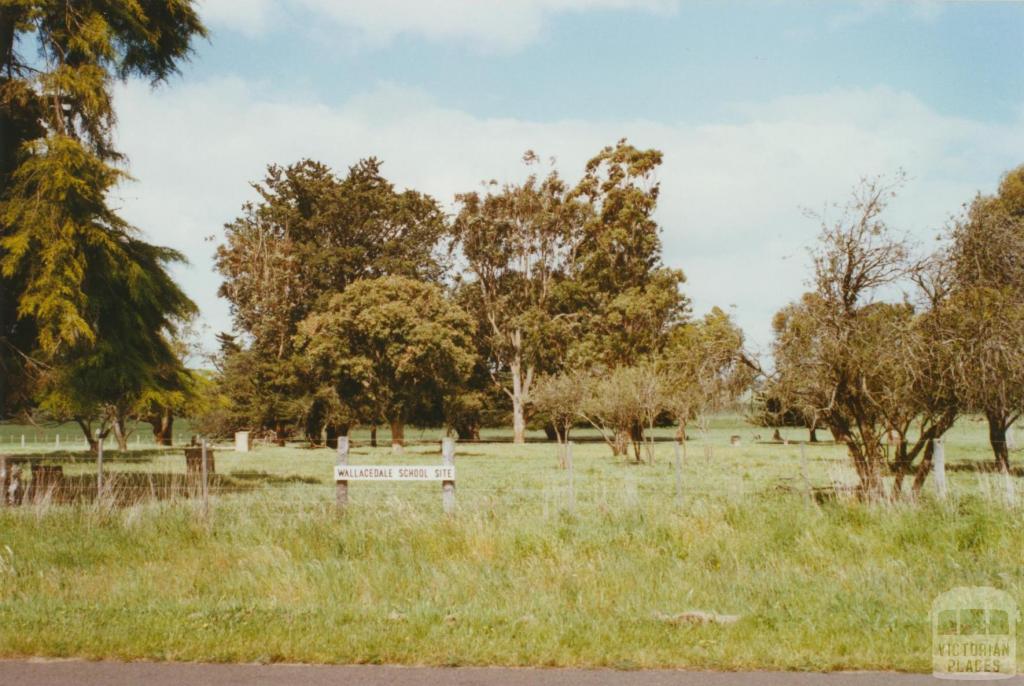 Wallacedale, former school site, 2002