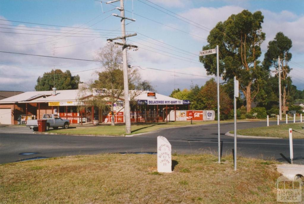 Delacombe and heritage mile post, 2004