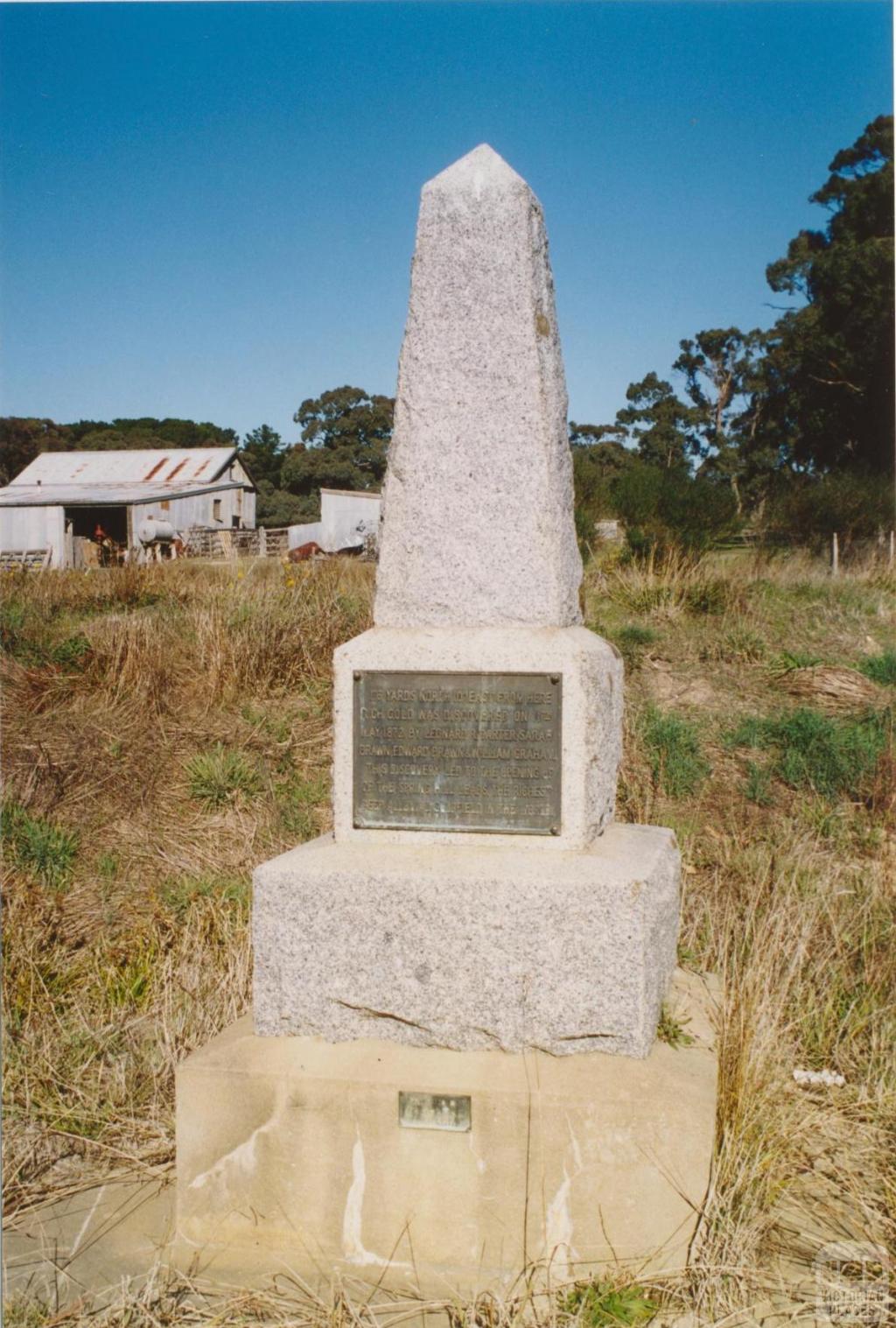 Broomfield, Spring Hill alluvial leads monument, 2005