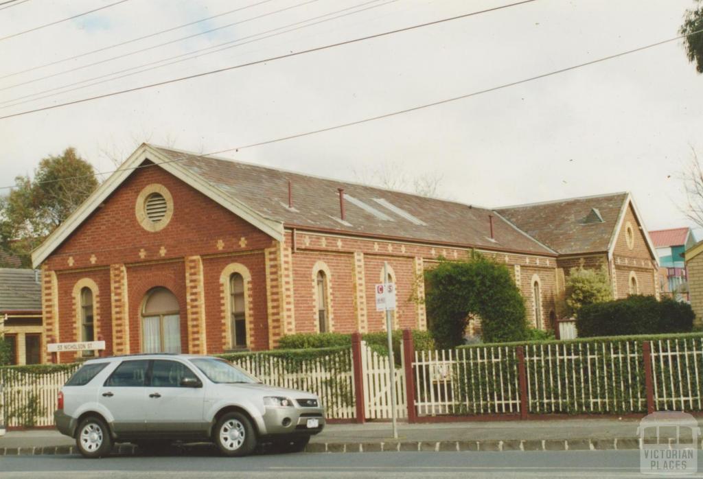 Former Methodist Church, 53 Nicholson Street, Brunswick East, 2005