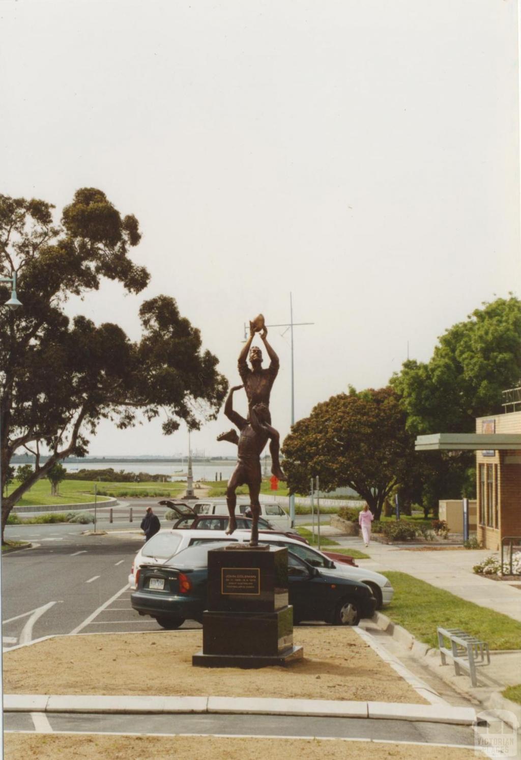 John Coleman statue, High Street, Hastings, 2005