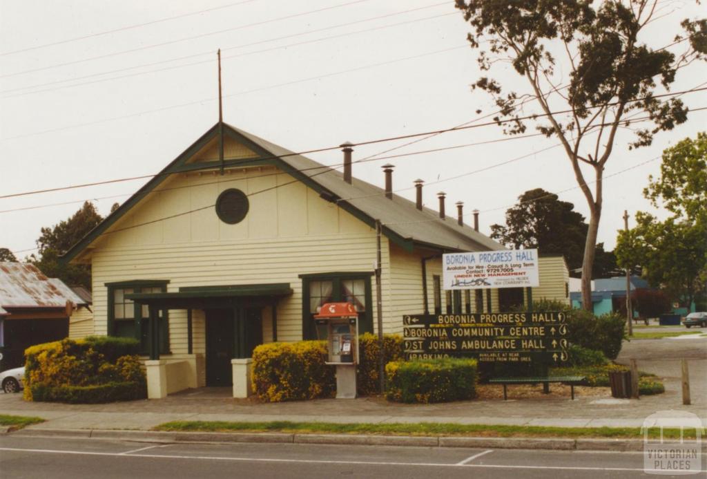 Boronia Progress Hall, 2005