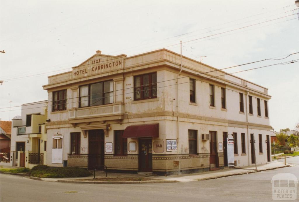 Carrington Hotel, 152 Union Street, Brunswick West, 2005