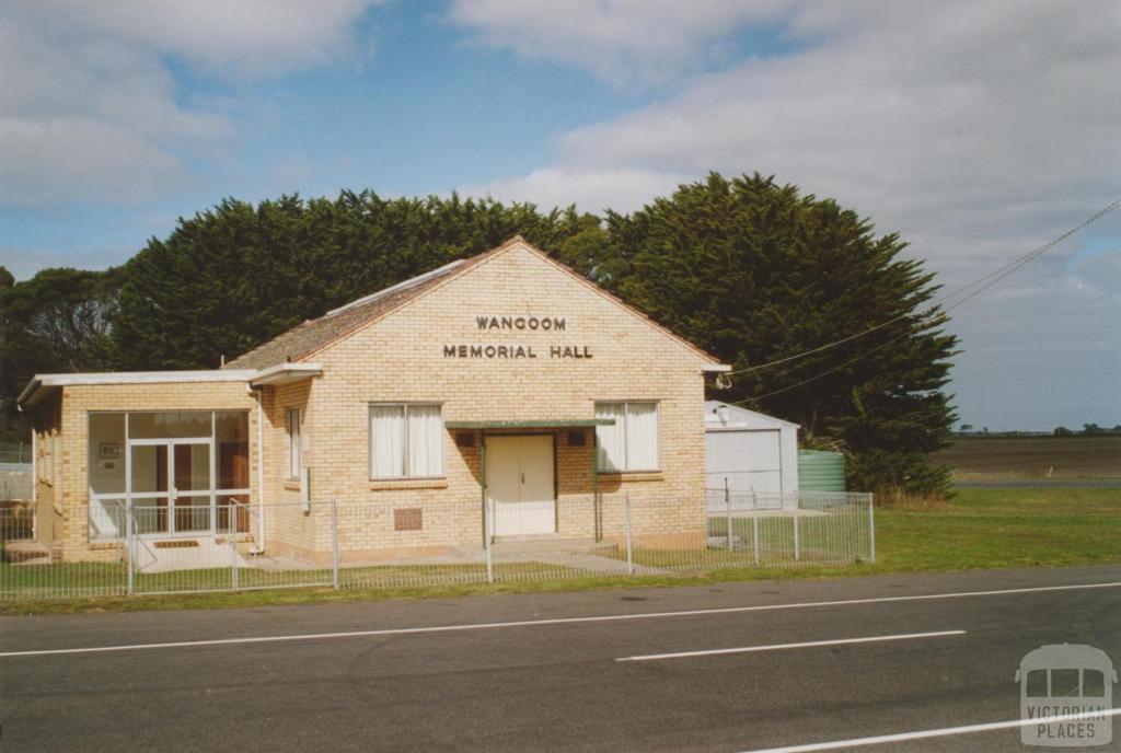 Wangoom memorial hall, 2006