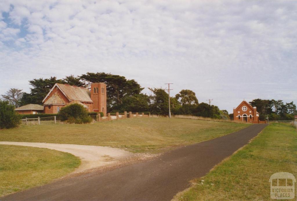 Catholic and Church of England churches, Yambuk, 2006