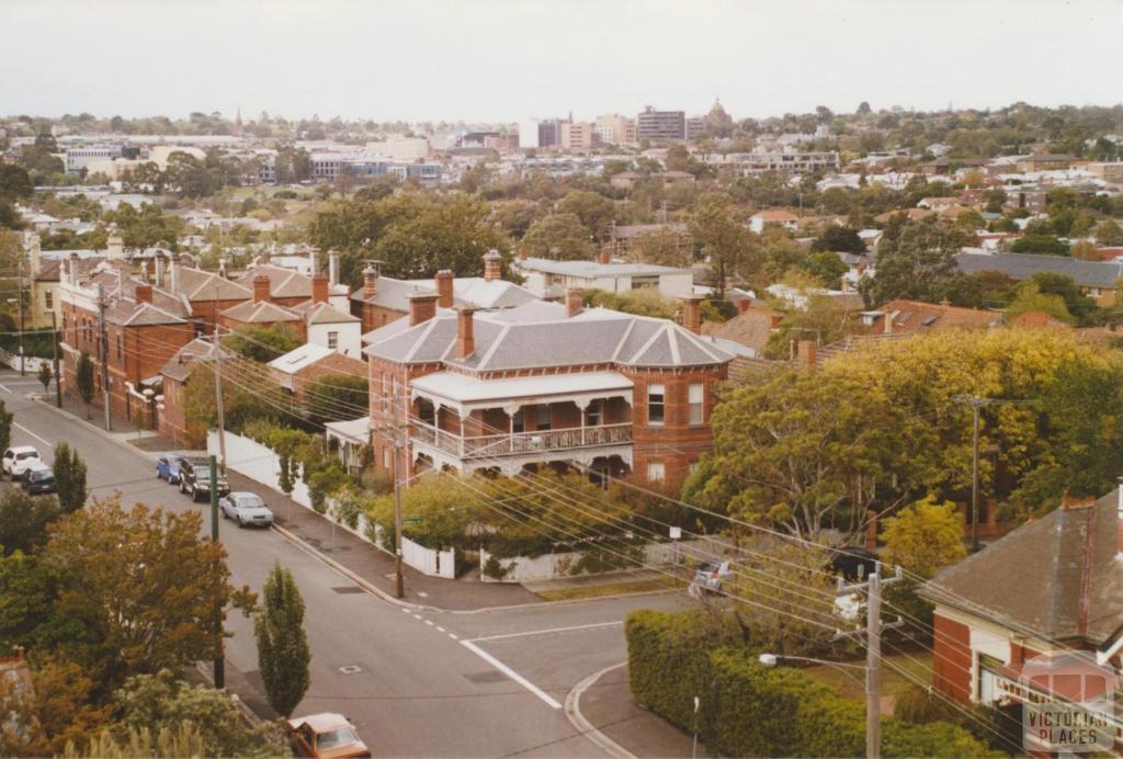 Looking north-west from tower of Oxley Road Uniting Church, Auburn, 2007