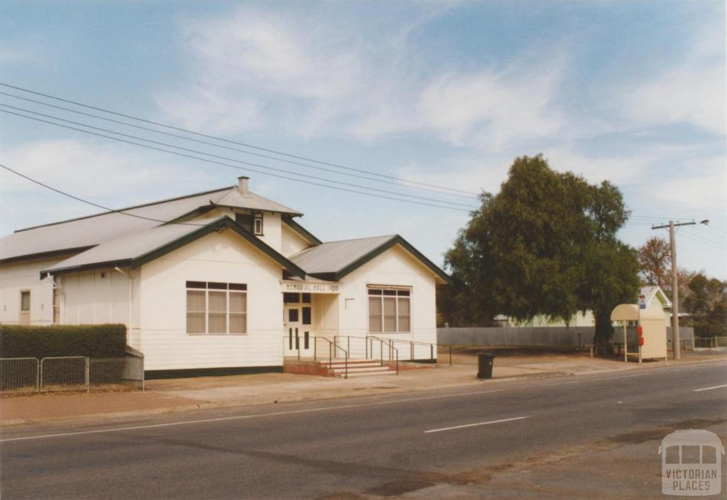 Rapanyup memorial hall (1920), 2007