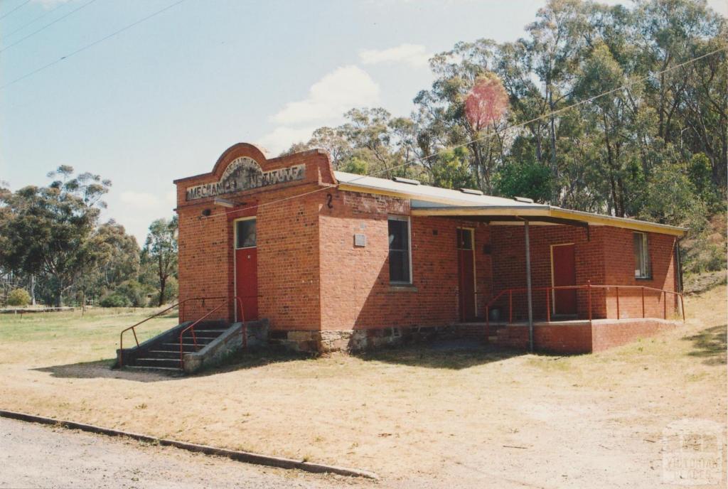 Mechanics' Institute, Yandoit, 2007