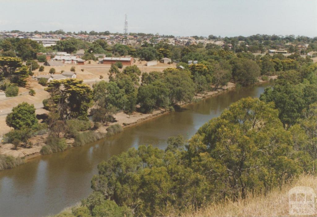 View of Maribyrnong River from Melbourne