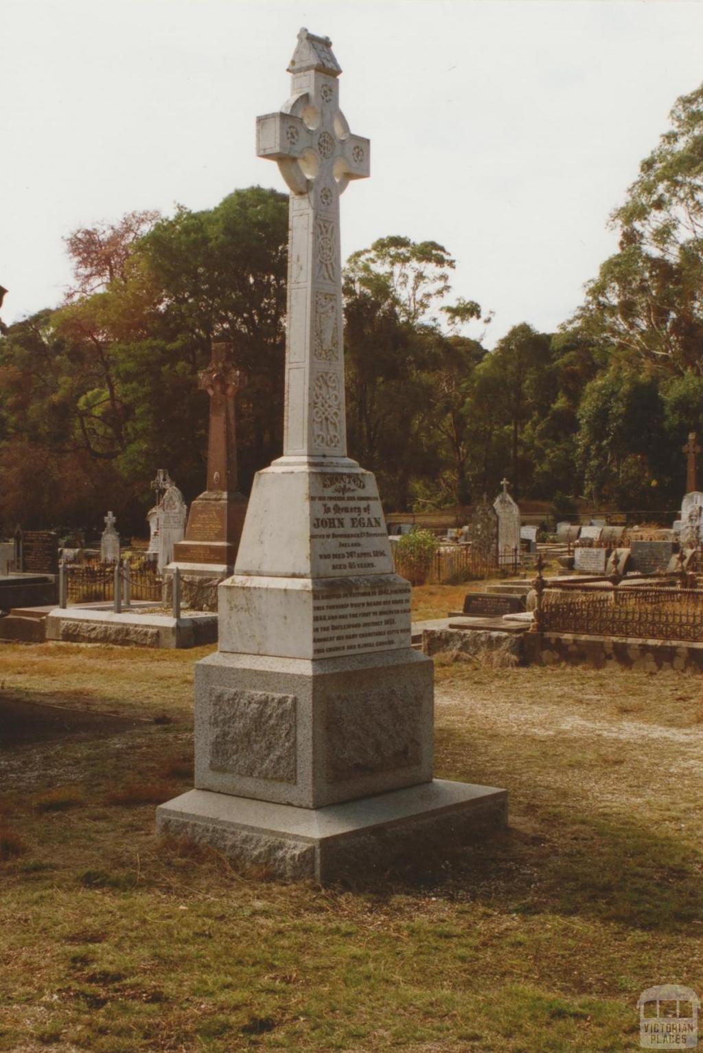 Eganstown cemetery, 2008