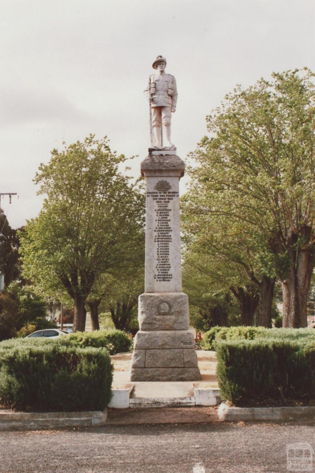 War memorial, Edenhope, 2008