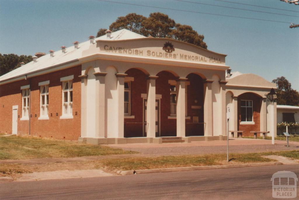 Cavendish Soldiers memorial hall, 2009