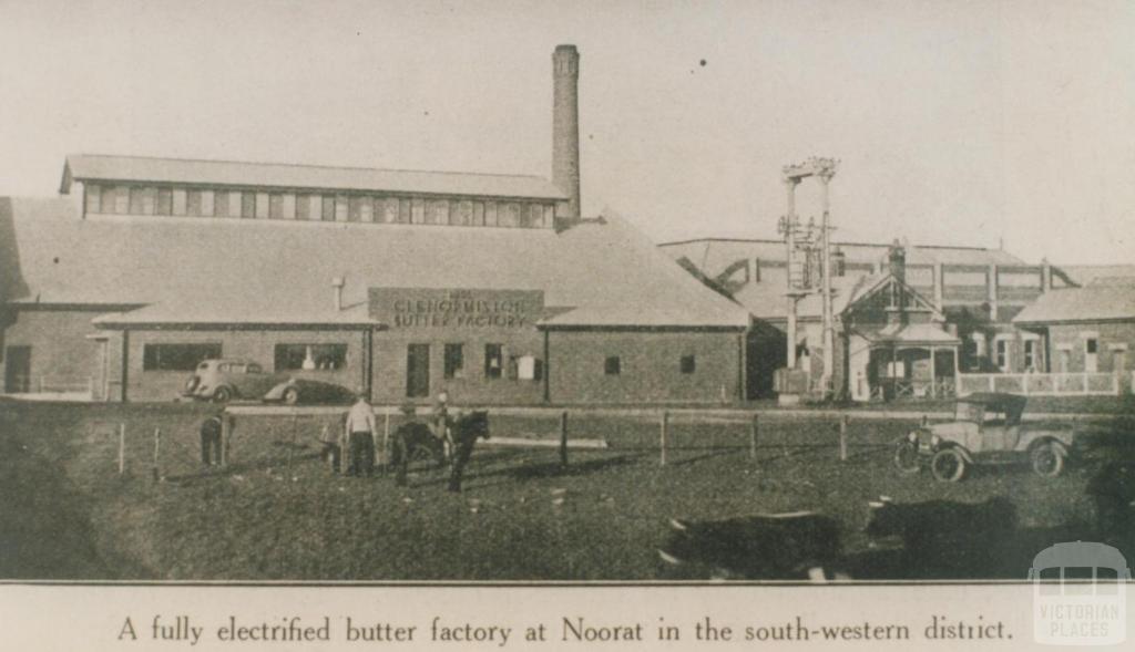 Electrified butter factory at Noorat, 1937