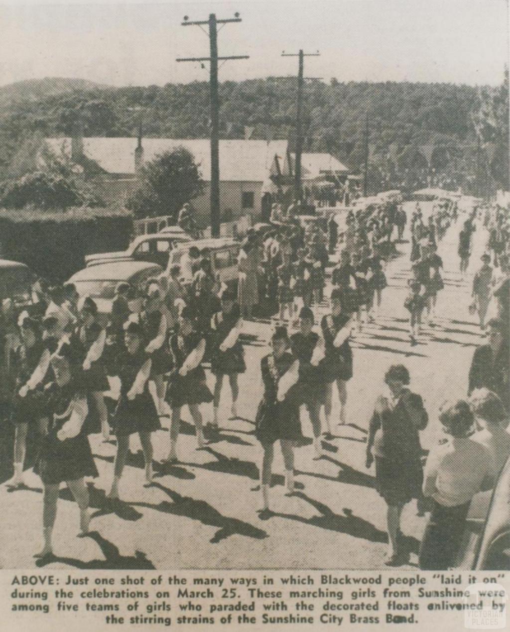 Blackwood celebrations, 1961