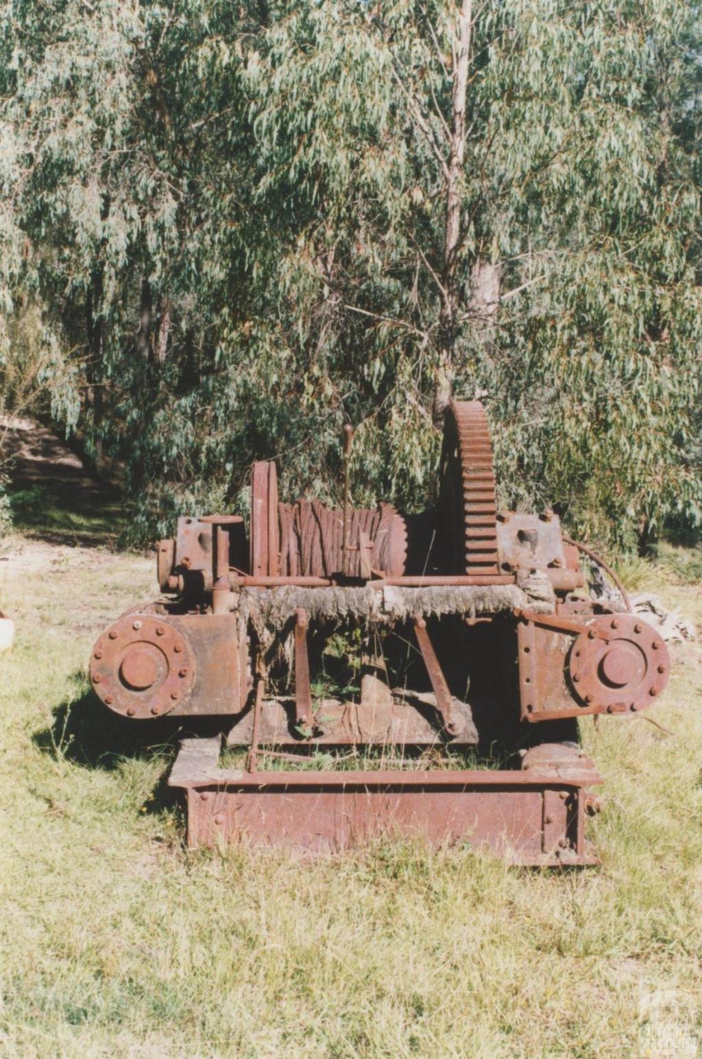 Old timber mill machinery, Goongerah, 2010