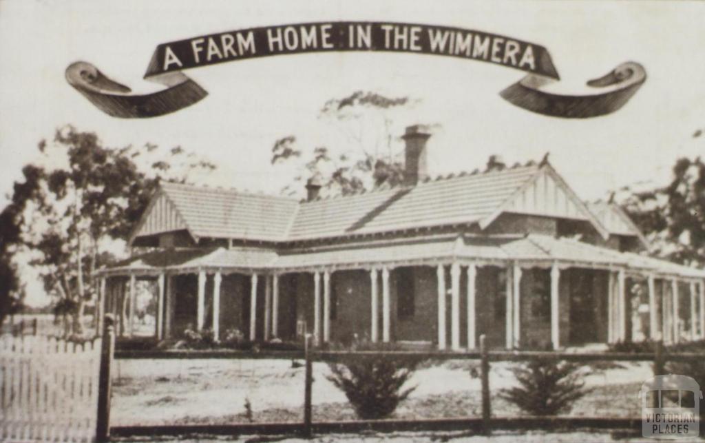 Mr T Moller's house, Dimboola, 1920