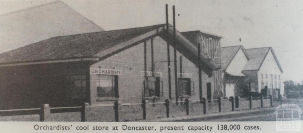 Orchardists' cool store, Doncaster, 1964