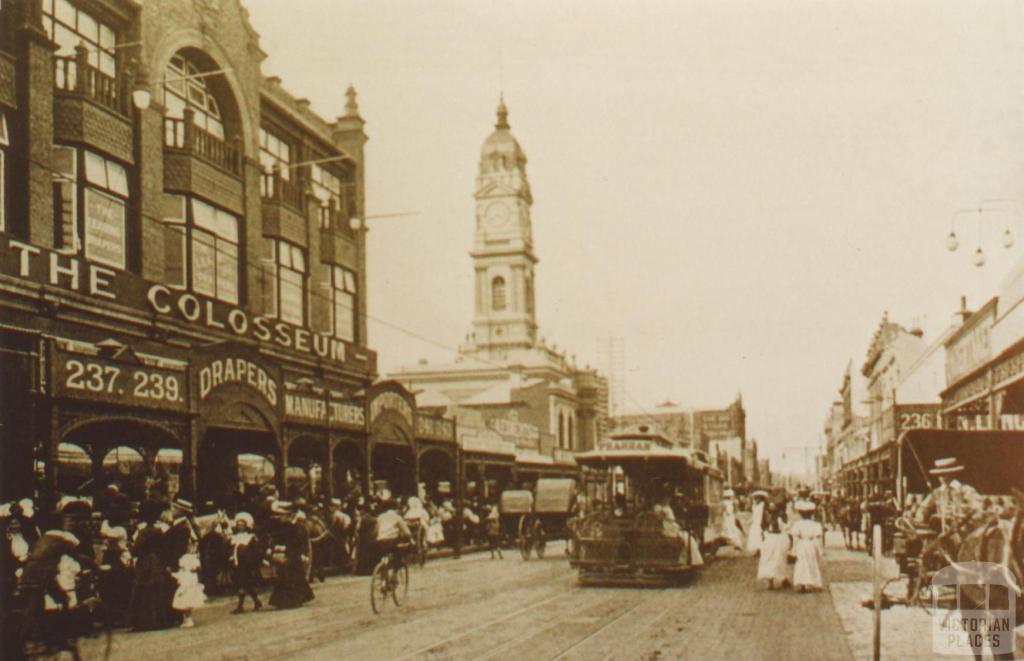 Chapel Street, Prahran, 1909