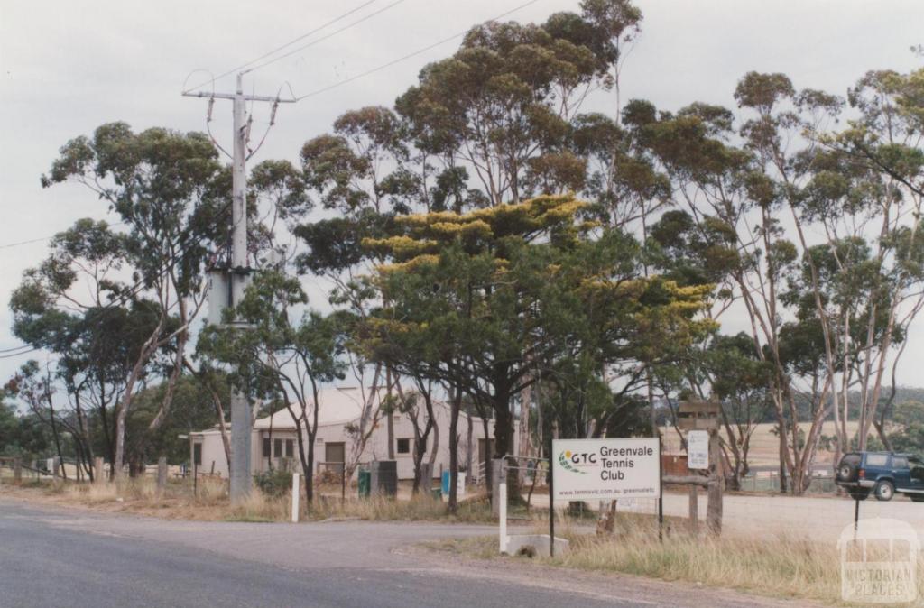 Greenvale tennis courts and hall, Section Road, 2010